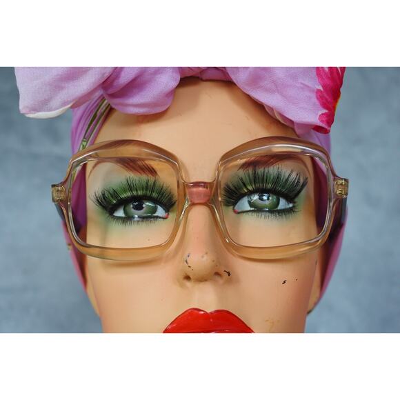 Vintage 1960s Eyeglasses SJ Frame France NOS Retro Grandma Chic Pop Art main image 11